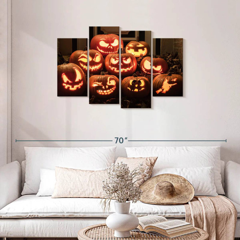 Velours Lelend Jack O Lantern, H 27 po x l 43 po