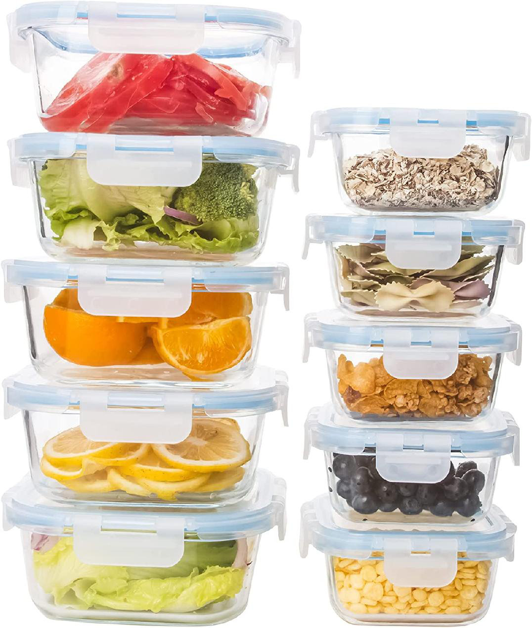 Bendross 10 Container Food Storage Set (Set of 10) Prep & Savour Color: Gray