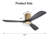 Nicola 52" 3-Blade Ceiling Fan-1789334593