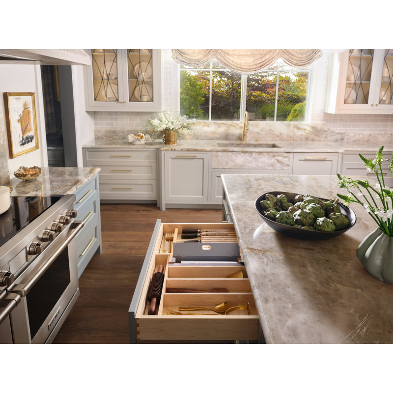 Rev-A-Shelf Wood Drawer Divider Accessory for Rev-A-Shelf Drawer Inserts, 2.88" H x 0.5" W x 22" D, Maple