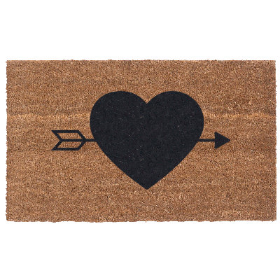 Miamiville Non-Slip Solid Color Valentine's Day Doormat