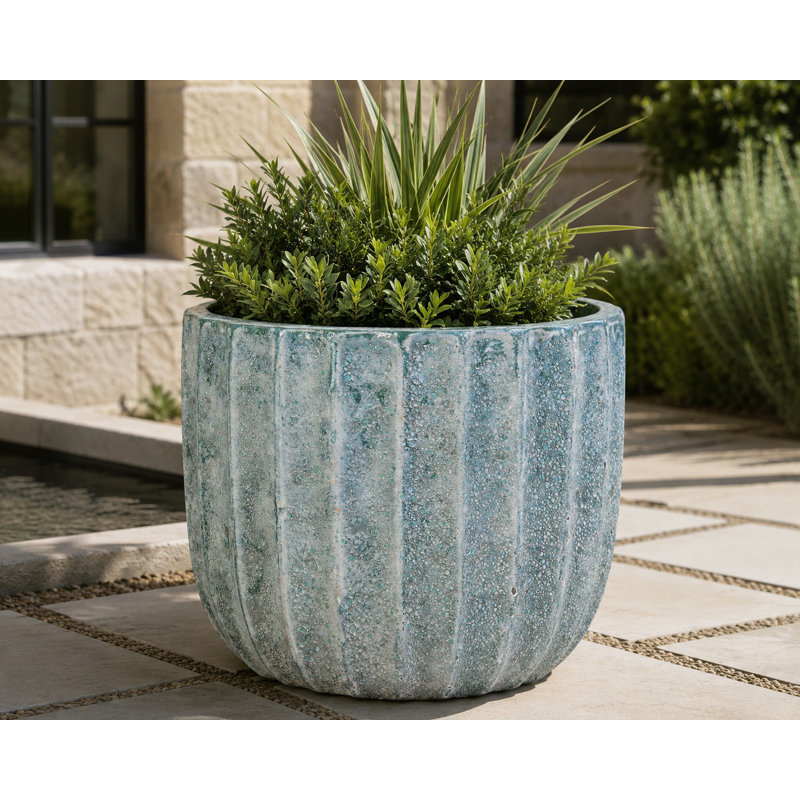 Jardinière Grenada courte de 56 cm (22 po) - Bleu lunaire, Blue