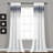 Shimmer Sequins Semi Sheer Curtain Pair-349886488