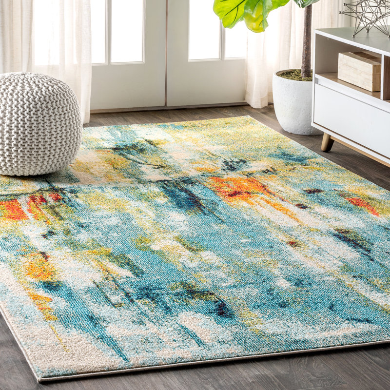 Gerard Abstract Area Rug, Rectangle 160 x 231cm
