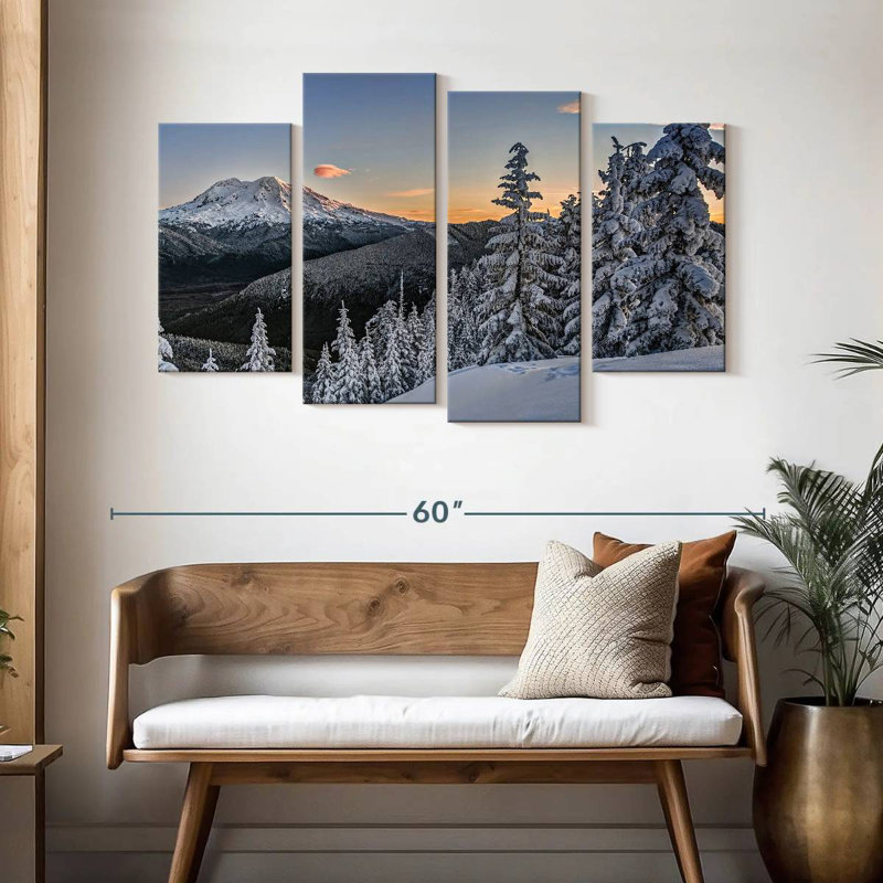 Alvord Mount Rainier Sunrise, H 32 po x l 52 po