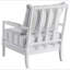 Chaise d'appoint rembourrée à rayures