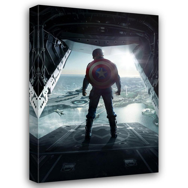 Captain America The Winter Soldier, H 18 po x l 12 po