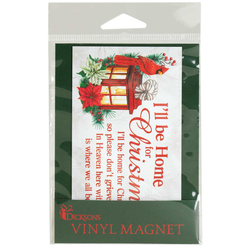 Aimant Be Home For Christmas 5x2,75