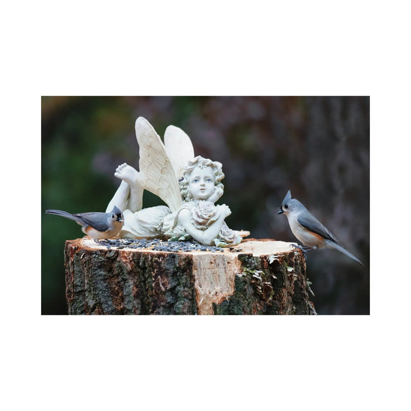 Titmouse Lunch by David Gardiner - Wrapped Canvas Print, 66.04cm H x  101.6cm W