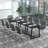 Zakoria Metal Base Dining Table-1064094016