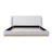 Upholstered Bed Frame With Wingback Headboard-1761902674