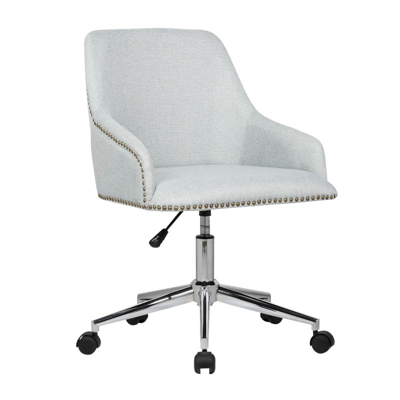 Chaise de travail Aanshi, Gris