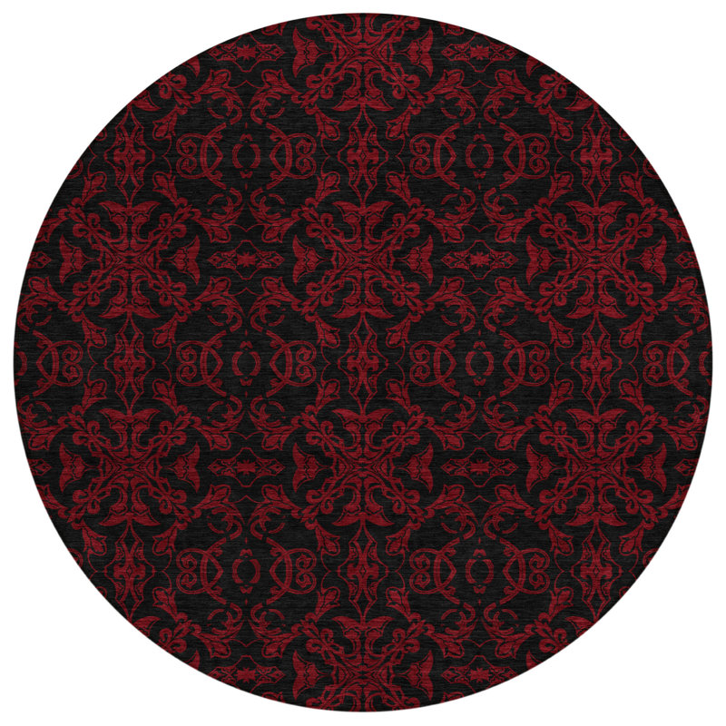 Tapis rond intérieur et extérieur rond 8 'Medallion