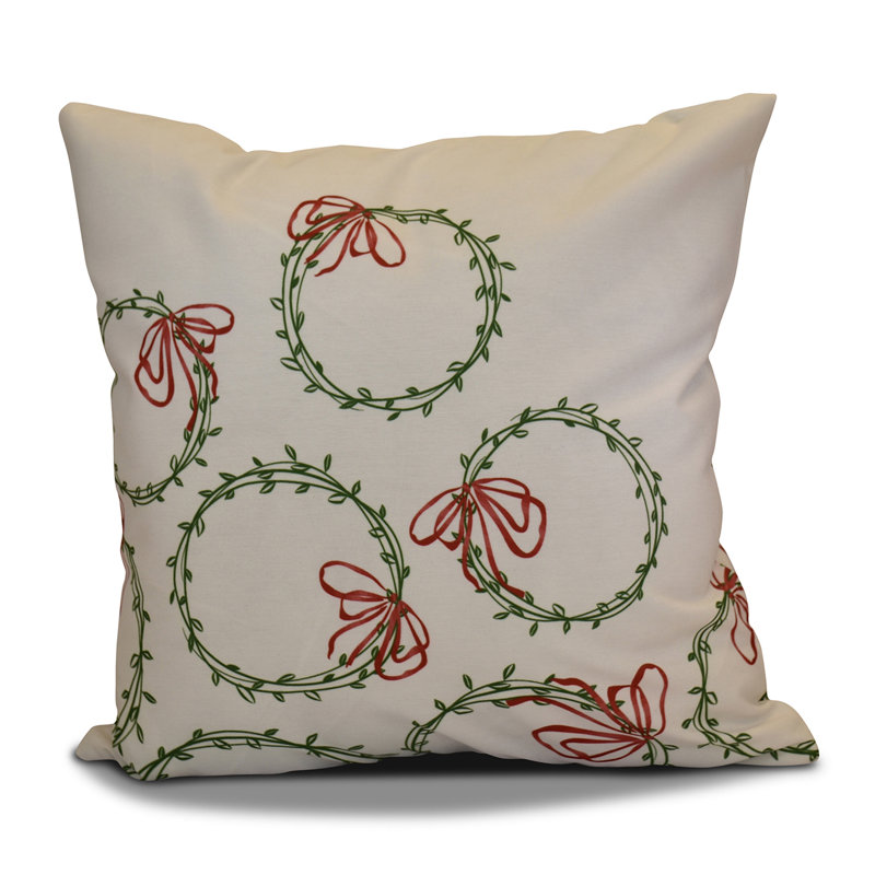 Housse de coussin d'extérieur carré Jump for Joy, 20 po x 20 po, Vert