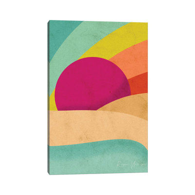 Pride Sunset by Reyna Noriega - Painting on Canvas