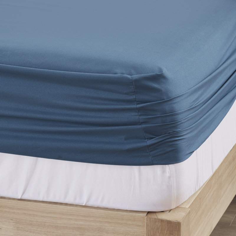 Microfiber Coolmax Microfiber Coolmax Solid Sheet Set, Full, Teal