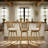 Demeterius Counter Height Or Bar Height Rubberwood Barstool With Fabric Seat-2118044273-2118044286-2144429662