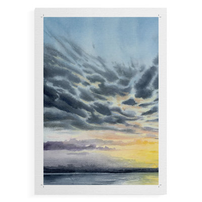 Anastasia Island Sunset I -Canvas Print Only - NOT FRAMED