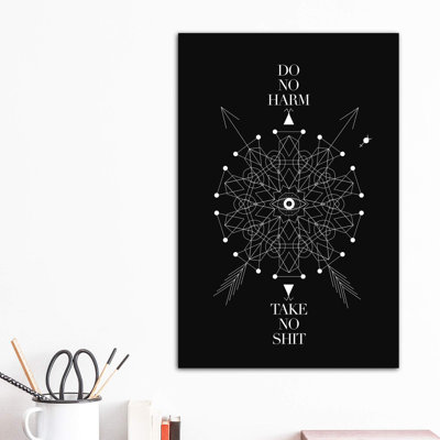 Do No Harm 1 Piece Wrapped Canvas Wall Art