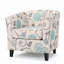 Fauteuil club en tissu