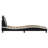 vidaXL Bed Frame Viana without Mattress Black and White 90x190 cm Faux Leather-1392749247-1392749240