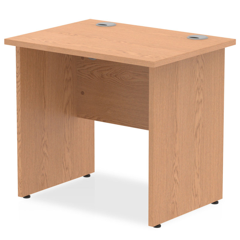 Impulse 120cm W Rectangle Desk Shell, Oak, 73cm H x 80cm W x 60cm D