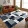 Jonteria Washable Patchwork Indoor Rug