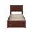 Nantucket Solid Wood Platform Bed with Footboard & Twin Trundle-120232360-126308748