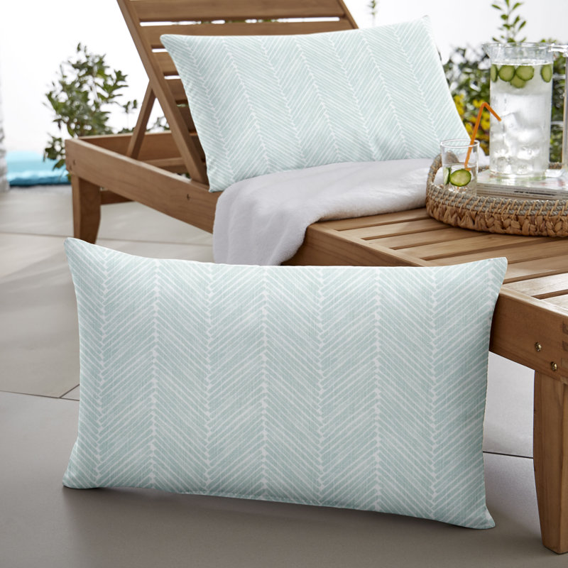 Ensemble de deux coussins lombaires Griffen Snowy, 14 po x 24 po