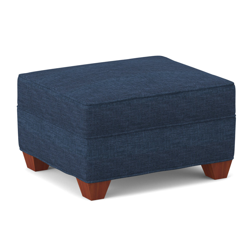 Repose-pieds rectangulaire large de 26 po Phillips, BM cerise, Archétype amiral