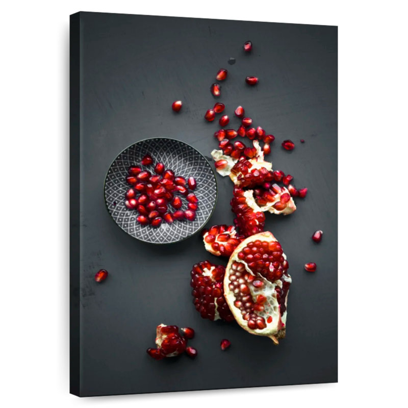 Yarlin Pomegranate Seeds, 45" H x 30" W