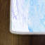 Tapis bleu en polyester Watervliet-779156912