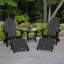 Mountain Bluff Adirondack Chair with Ottoman-506379045