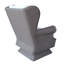 Fauteuil pivotant en polyester 31,8 po Palmyra