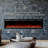 Vibrance 72" Recessed or Wall Mounted Electric Fireplace Heater, Multi-Flame Colors, Voice Assistant Compatible - Crystals Only-116467326-102270342