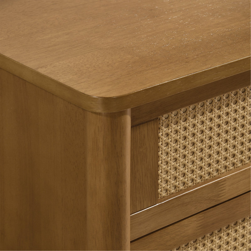 Commode 6 tiroirs avec miroir Vichy