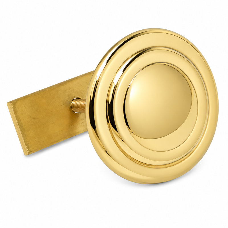 Couvercle de trou d'évier Strom Living avec 1 1/2 po de diamètre et 5/16 po de haut, Laiton ultra enduit