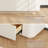 Minimalist Floor TV Stand, No Assembly Required, Long Media Console with Hidden Storage Drawers-1653399563-1653399562