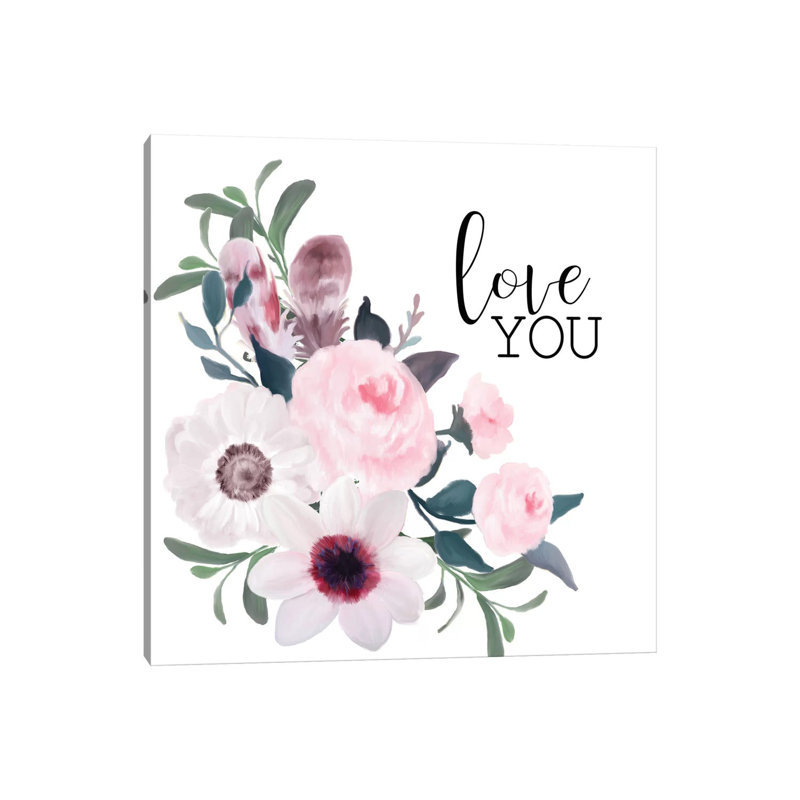 Love You by Kimberly Allen - Wrapped Canvas Gallery-Wrapped Canvas Giclée, 45.72cm H x 45.72cm W