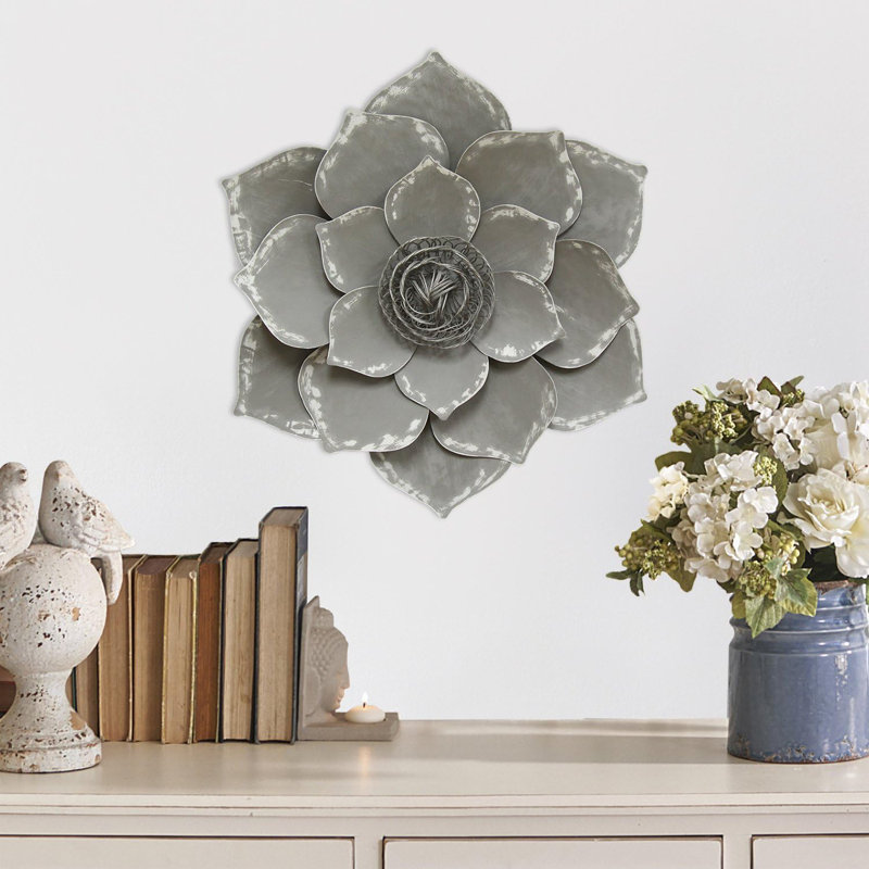 Motif de fleurs de lotus gris