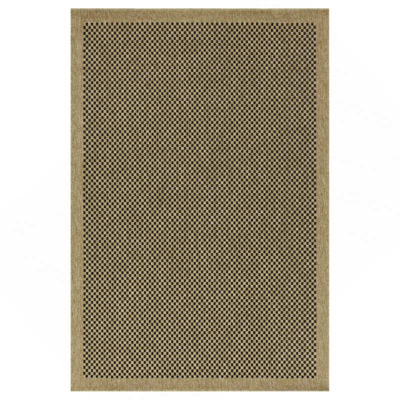 Pavillon de jardin noir 7 pi 10 po X 10 pi 3 po Tapis intérieur / extérieur, Rectangle 7 pi 10 po x 10 pi 3 po