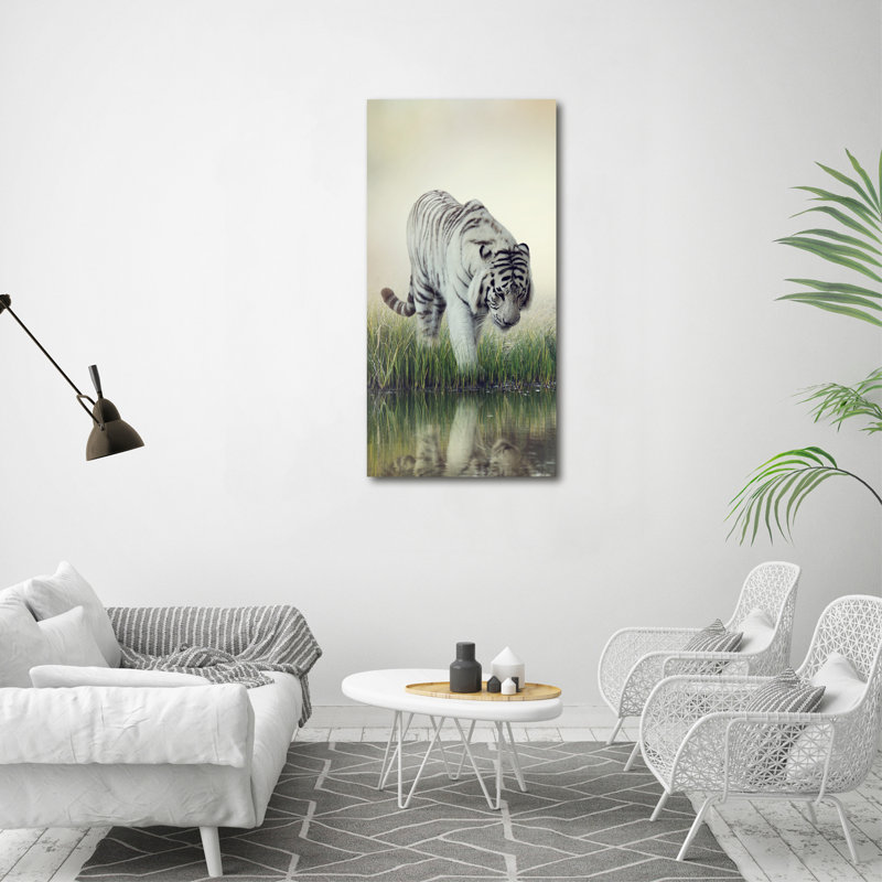 White Tiger - Wrapped Canvas Print
