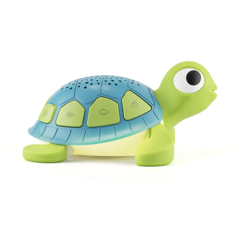 Green Turtle White Noise Machine with Star Projector