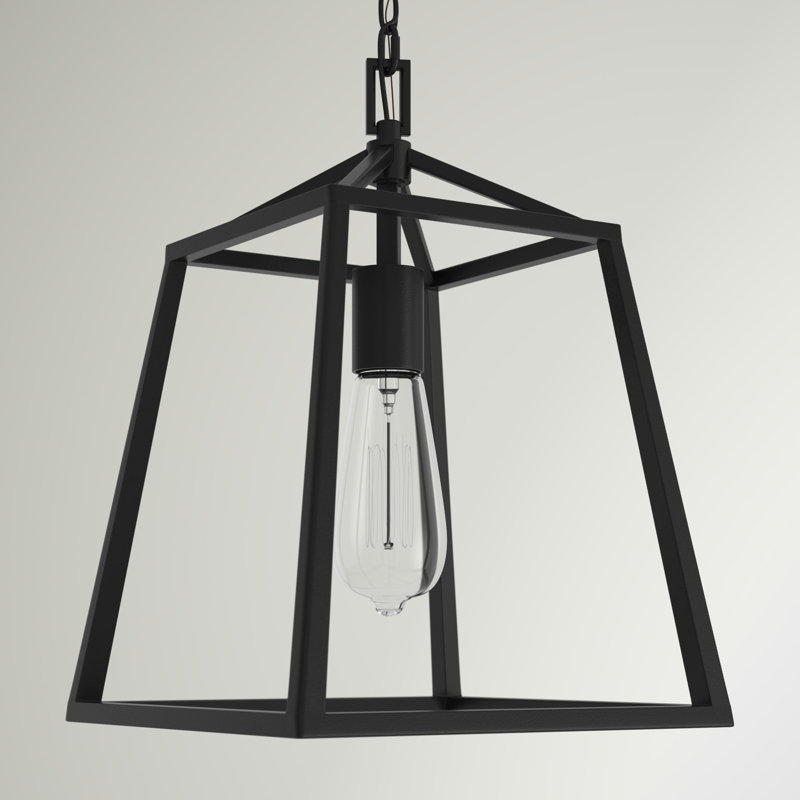 Luminaire suspendu géométrique Light Lantern, Une lumière