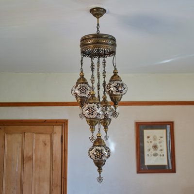 Karlie 5 - Light Bronze Cluster Pendant