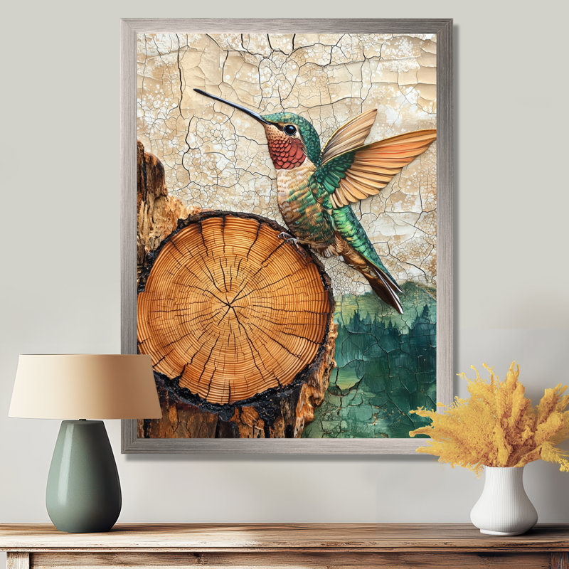 Ghyslain - Reproduction d'art mural animaux, Reproduction encadrée d'une seule photo, Argent argent, H 44 po x l 34 po