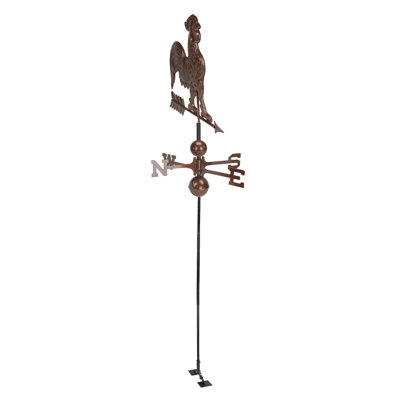 3' Rooster Outdoor Weathervane