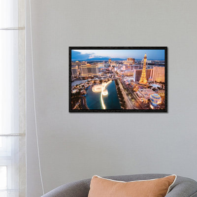 The Fountains Of Bellagio And The Strip, Las Vegas, Nevada, USA by Matteo Colombo - Gallery-Wrapped Canvas Giclée on Canvas