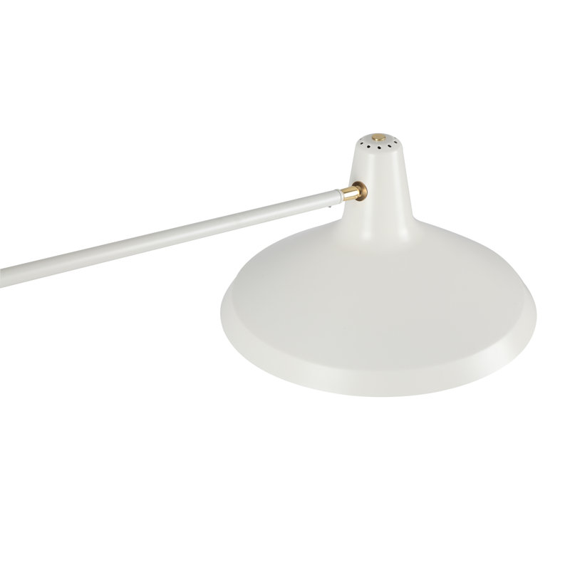 Lampe sur pied 63 po Cantelevor, Blanc