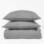 Housse de couette en lin Ranier, gris, grand-133986031-133986032